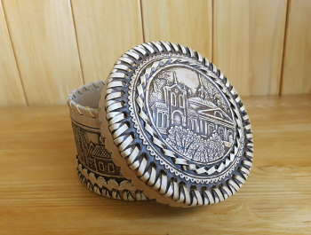 Шкатулка авторская "Храм" малая