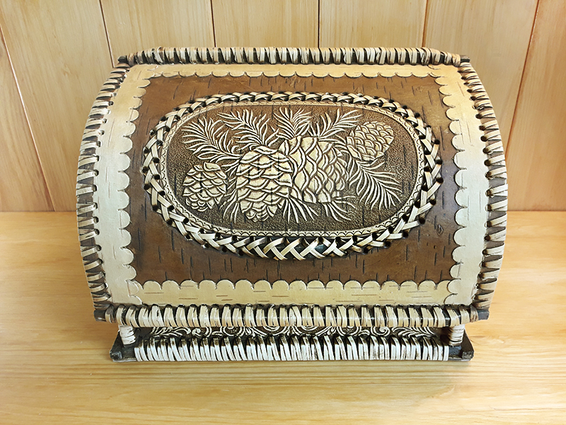 Хлебница из бересты